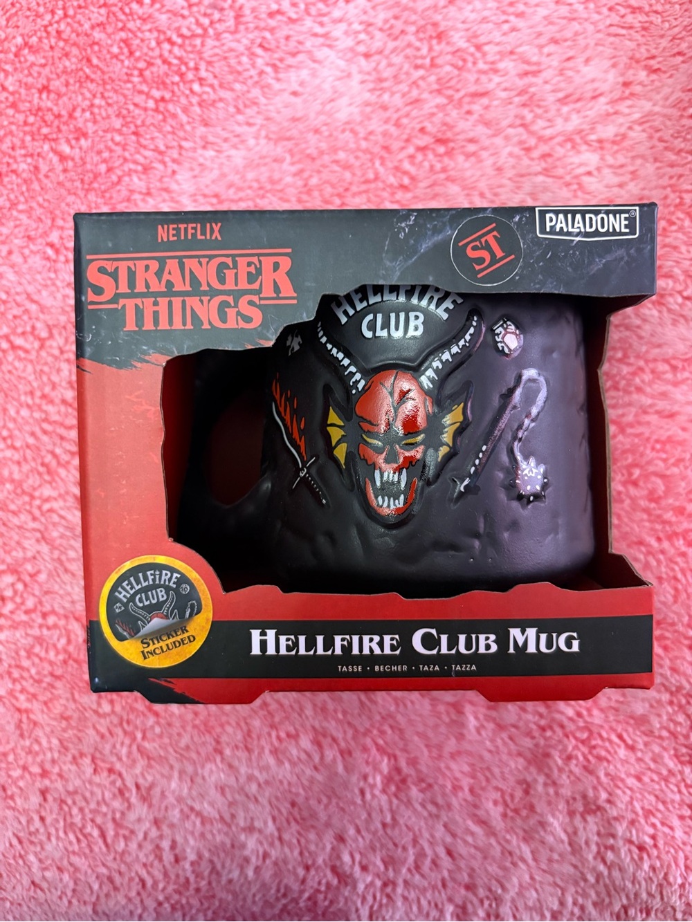 Stranger Things Hellfire Club Mug Eddie Munson